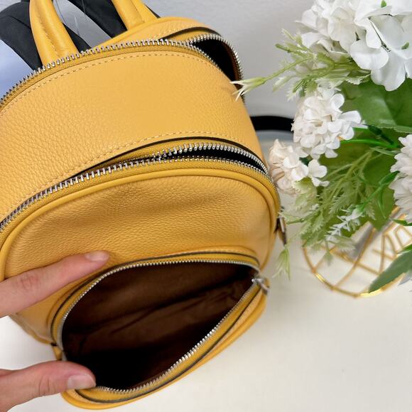 Coach CR284 Mini Court Backpack IN HONEYCOMB - Picture 7 of 12